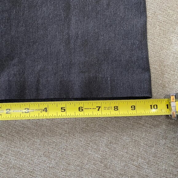 St. John's Bay Straight Leg Khaki Pants Women's 24W High Rise Gray Casual - Picture 12 of 13